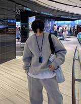 nade USA Double Middle Cotton Sweatshirt (High Quality)