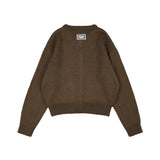 SWALE KNIT CARDIGAN (BROWN) F25ZA007