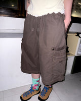 (3color) Structured Cargo Bermuda Pants
