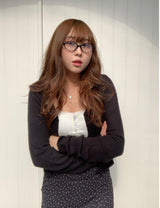 Creamy V-neck cardigan