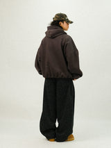 YU Leopard Wide Cotton Banding Pants