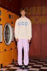 CCC スカイブルーパッチスウェット／アイボリー [Unisex]