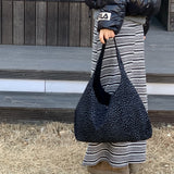 NUET BAG (SUEDE BLACK)