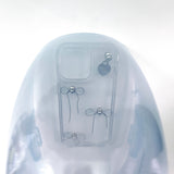 Line silver ribbon jelly hard case (clear)