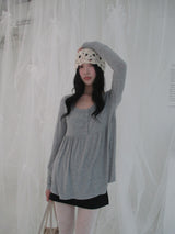 shirring button layer t