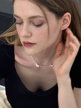 SEA HEART NECKLACE / CLEAR