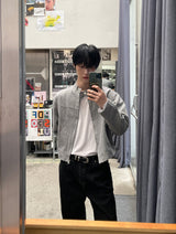 Media Rib Flare Denim Pants