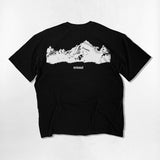 マウンテンシルエットオーバーフィットTシャツ - 4COLOR