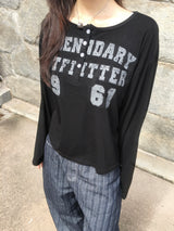 Nav Vintage Snap Long Sleeve (4c)