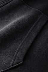 ビンテージスプレーダイドジップアップフーディー Black