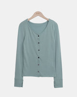 Mue Wool Button Cardigan