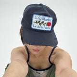 Rose Patch Cap_Dark Navy