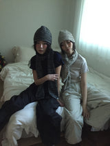 Merlot Stripe Muffler (3 Colors)