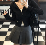 [BELLIDE MADE] RADD, KNIT TWO-WAY ZIP-UP PARKER