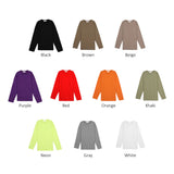 ASCLO ベーシックロングスリーブTシャツ（10色）