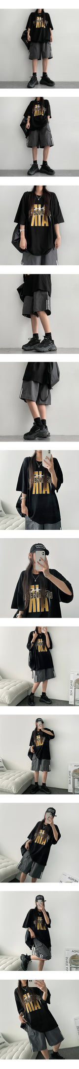 オーバーサイズフィット半袖Tシャツ