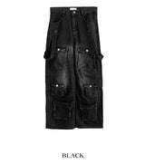 Rogueteen Strap Cargo Denim Pants