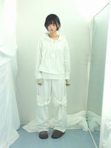Double ribbon knee-point pants