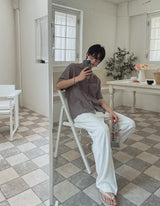 Edith Linen Half Shirt