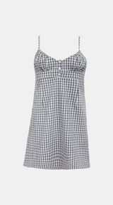 Moment Gingham Bustier Dress