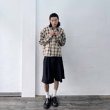 Structural Overlap Wide Shorts