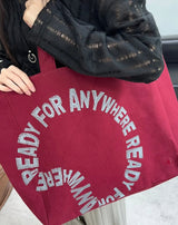 Torun Lettering Big Shoulder Bag