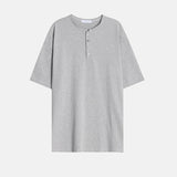 ASCLO エバーヘンリーネック半袖Tシャツ (4color)