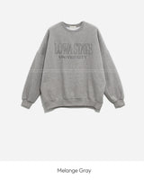 Overfit fleece sweat