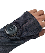 Air Vent Tie-Dye Racing Finger Watch-Hole Long Sleeve (Aurora)