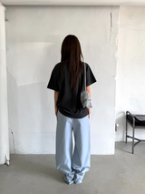 コットン ワイド チノパンツ