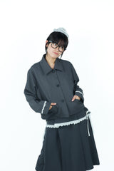 bigribbon jacket(gray)