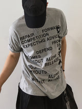 オーサム レタリング ショートスリーブTシャツ 4C