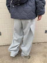 [Unisex] マピットカーブドバンディングバルーンワイドパンツ