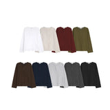 Kane Henley Neck Cotton Long Sleeve Tee