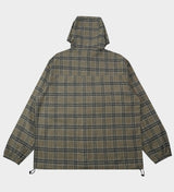 (UNISEX) Brany フランネルフードシャツ