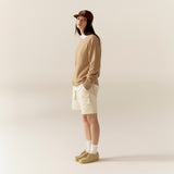 Stranger Classic Fit Essential Crewneck Sweater (Beige)