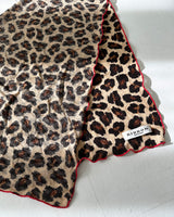 Leopard Tube Top Layered Scarf
