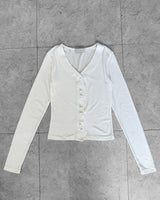 MELLOW BEAN V-NECK CARDIGAN