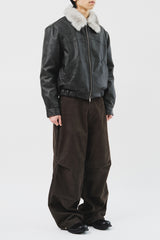 Dept Fur Leather Jacket (3color)