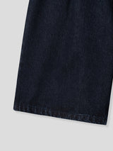 Or one-tuck burmuda denim 2color