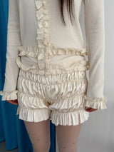 satin smocking bloomer 