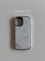 Unicorn Epoxy Silver Case