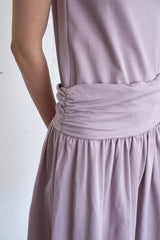 Shirring Waist Dress (Light Purple)