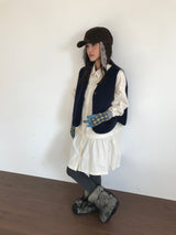 ローキーシャツドレス (2color)