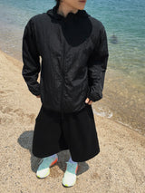 Mate diagonal hood windbreaker 7C