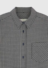 CLASSIC CHECK SHIRT _DARK NAVY