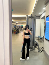Rollup Bootcut Leggings Pants