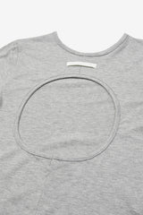 シートンカットアウトクロップTシャツ