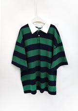 (UNISEX)vivid rugby collar tee(3colors)