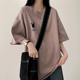 Surprised cat loose fit short sleeve